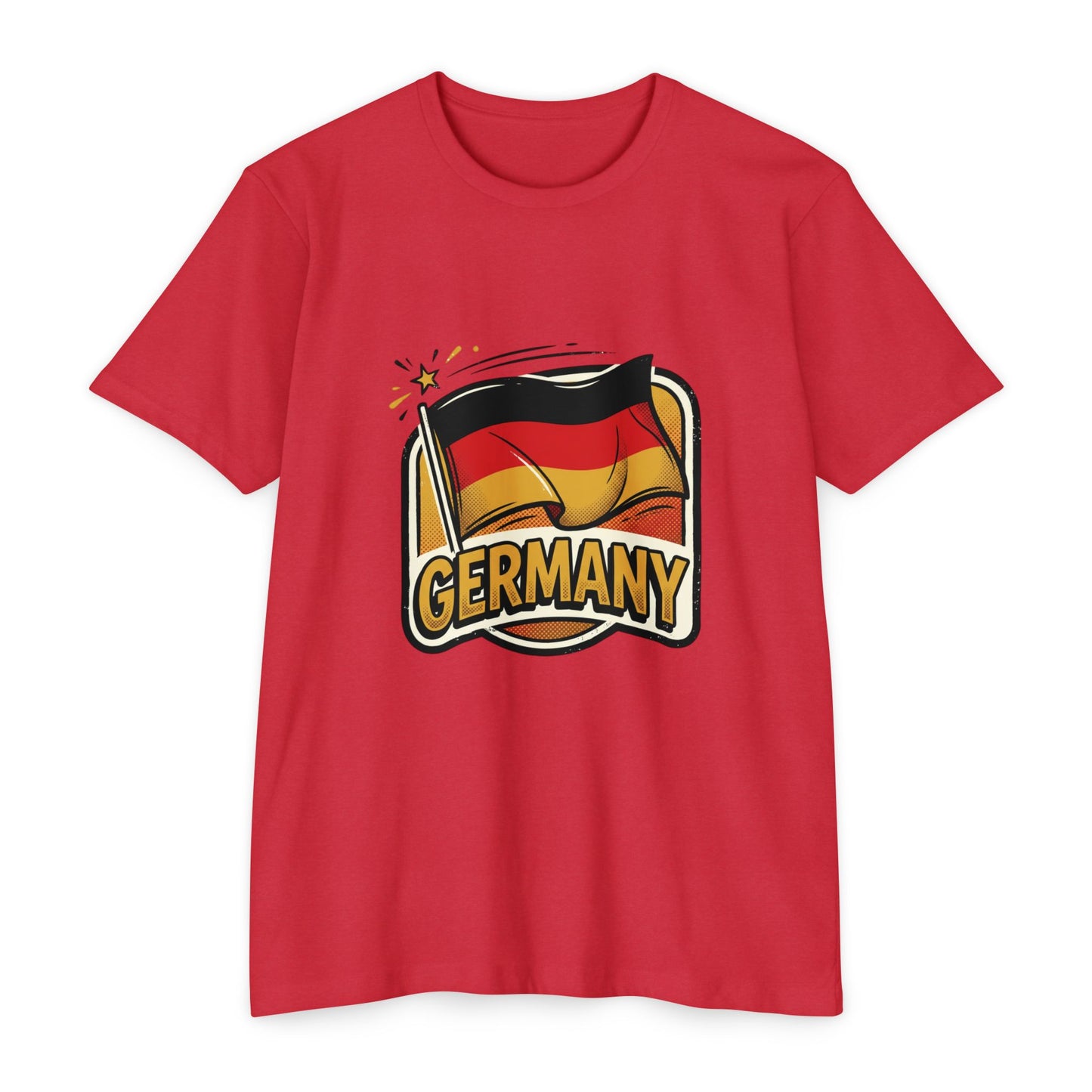 Germany Flag Retro Sports T-Shirt — Vintage Team Fan Tee
