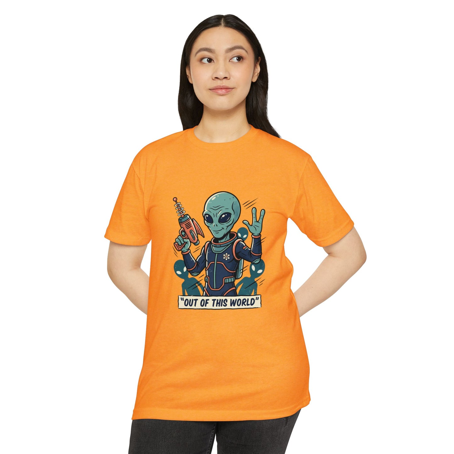 Alien Ray Gun T-Shirt — "Out of This World" Graphic Tee