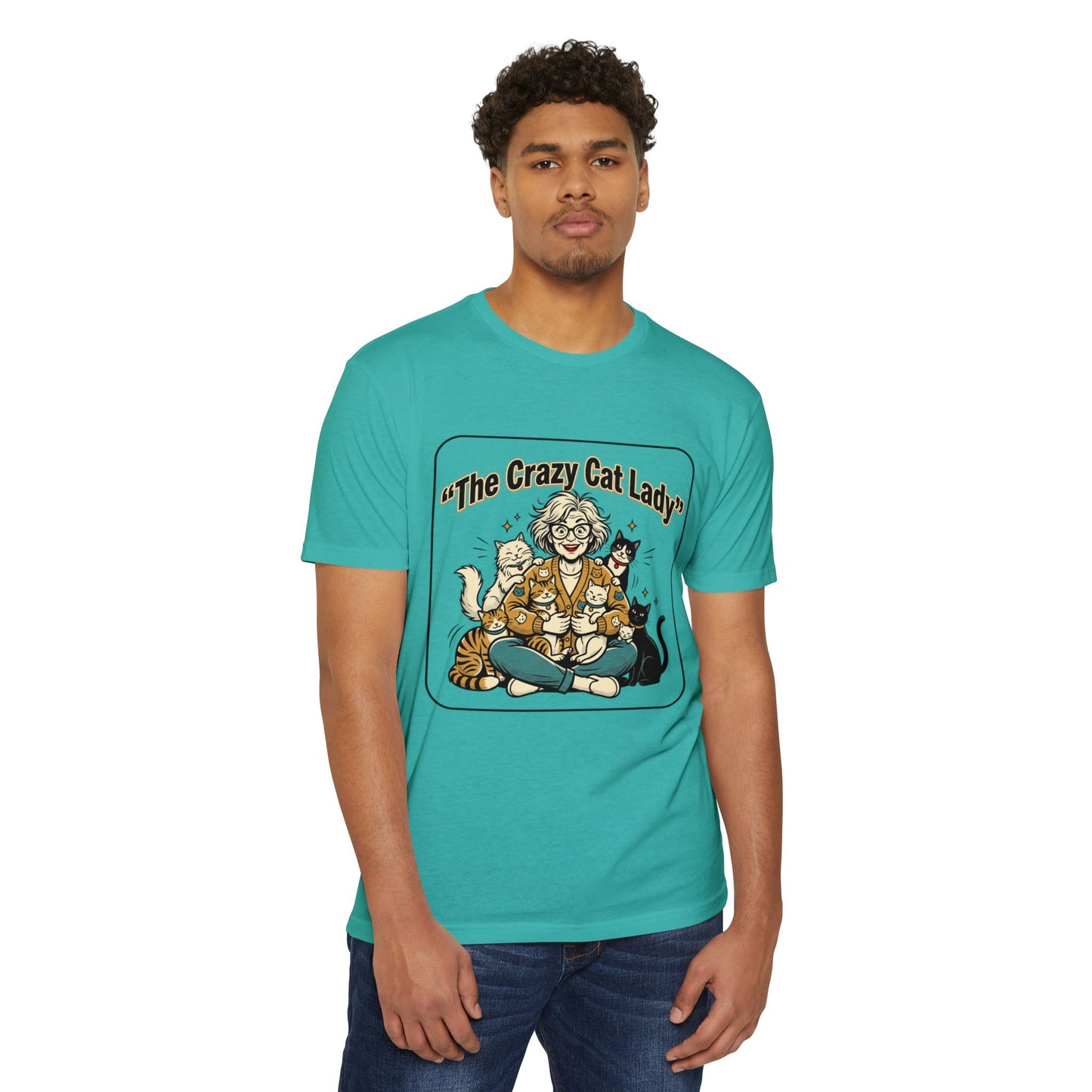 Crazy Cat Lady Retro Cat Mom T-Shirt