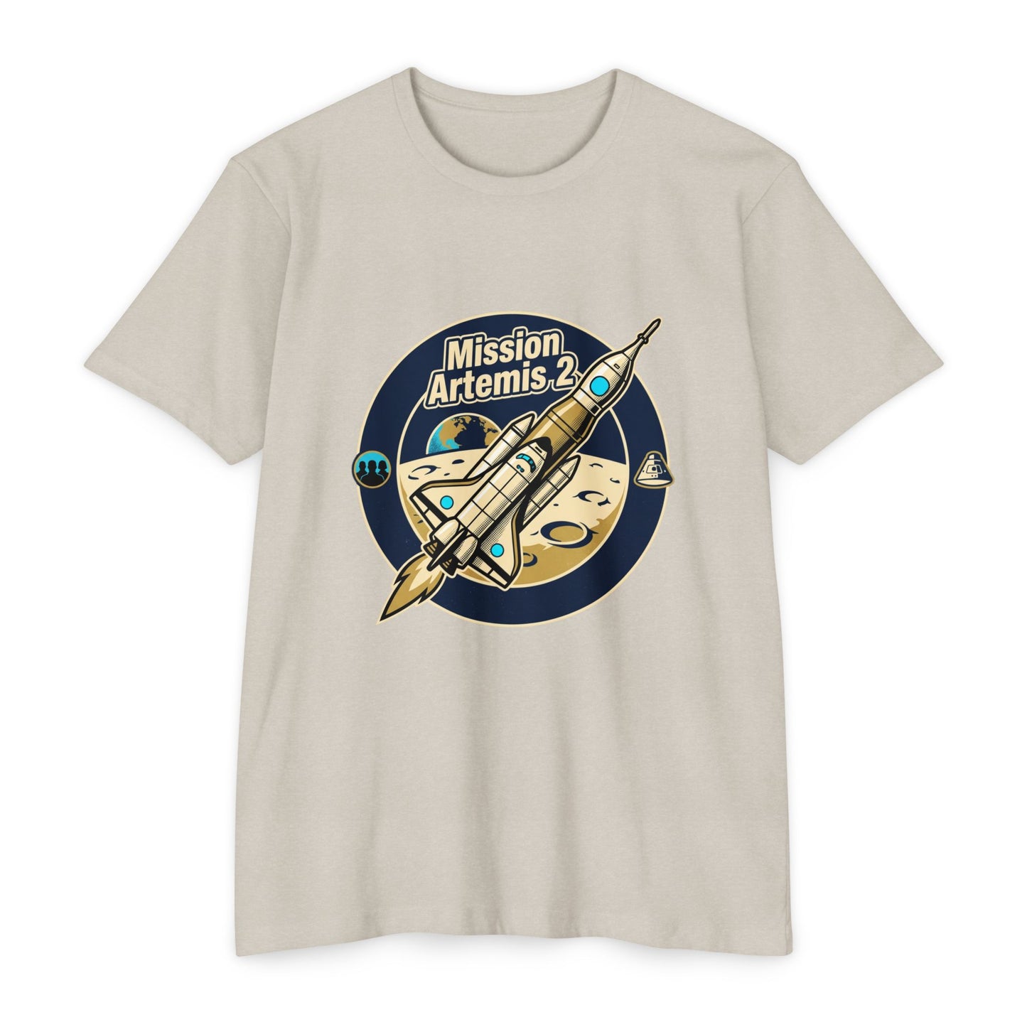 Mission Artemis II Retro Space T-Shirt — Artemis 2 Rocket Tee