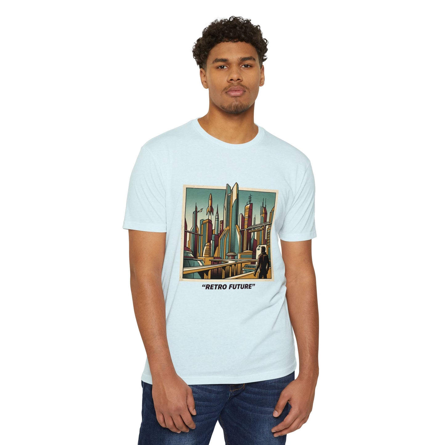 Retro Future Vintage Sci‑Fi City T‑Shirt
