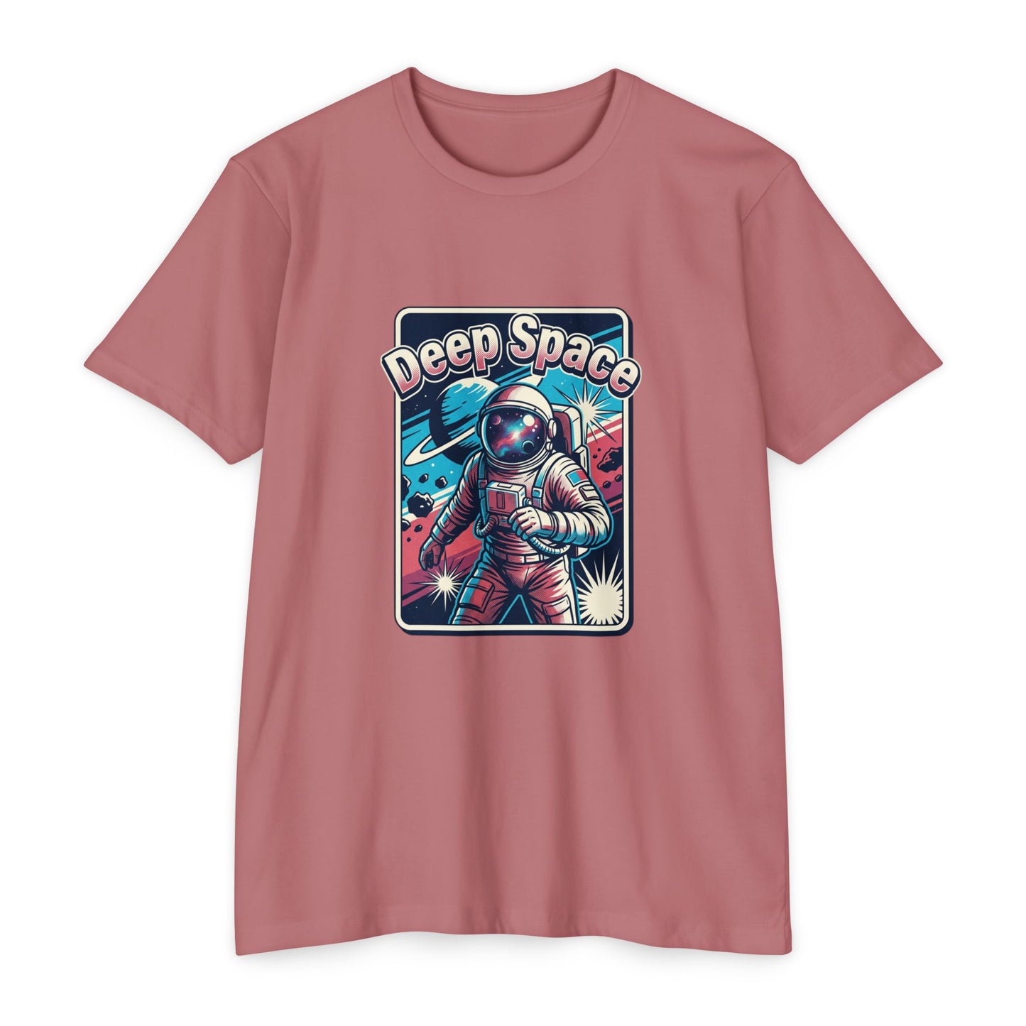 Deep Space Astronaut T-Shirt — Retro Space Exploration Tee