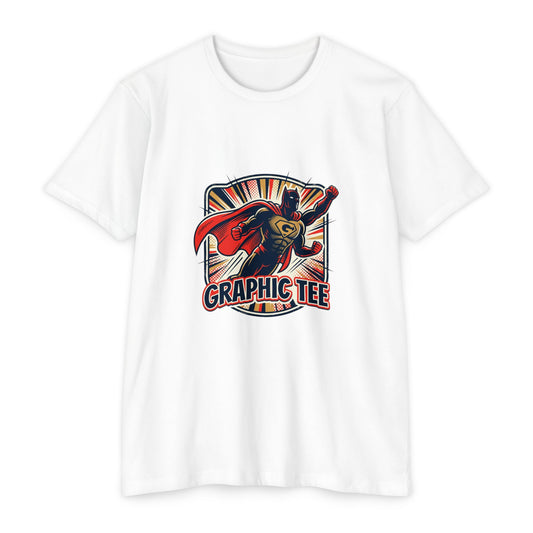 Retro Superhero Graphic Tee — Vintage Comic T-Shirt