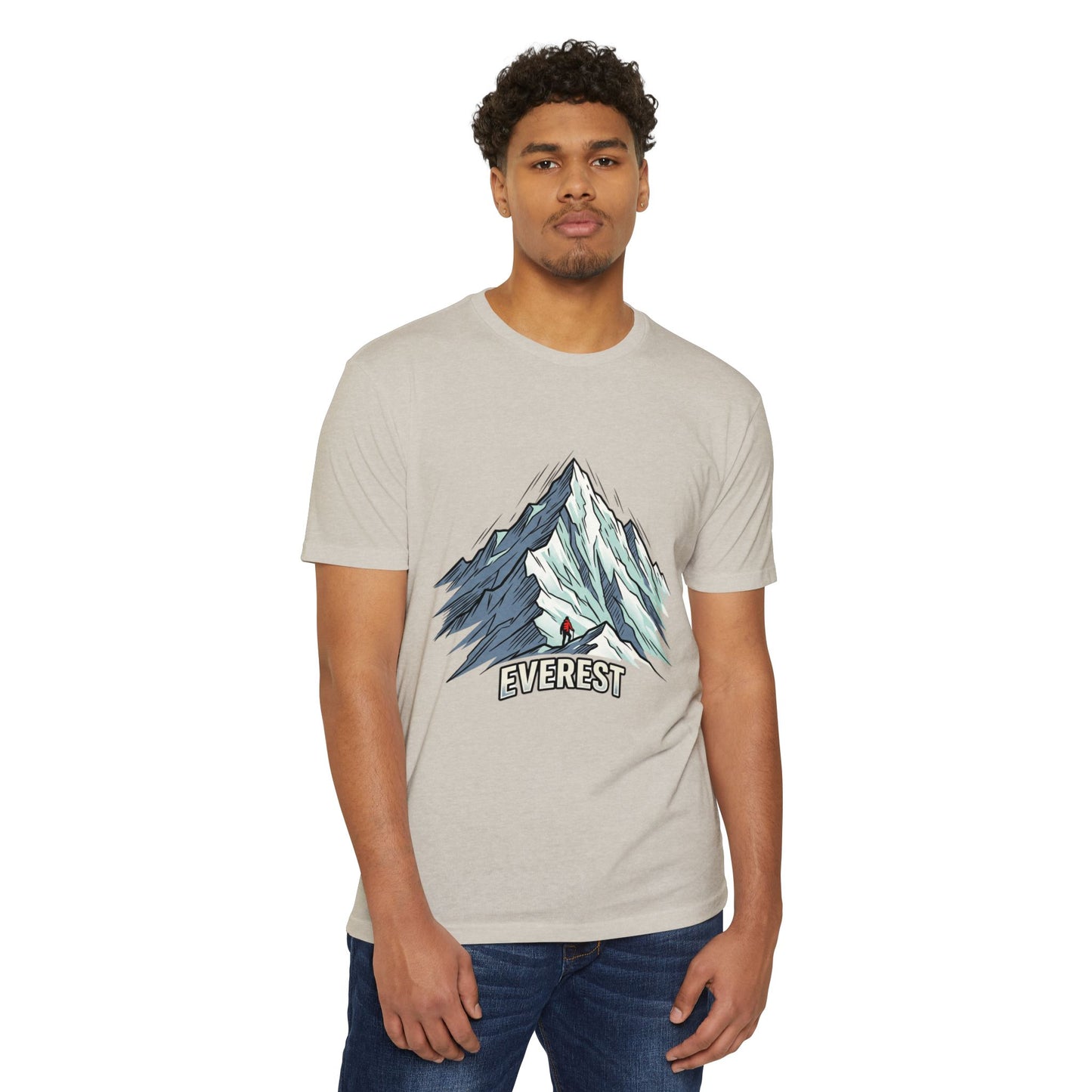 Everest Mountain Graphic T-Shirt — Adventure Climber Tee