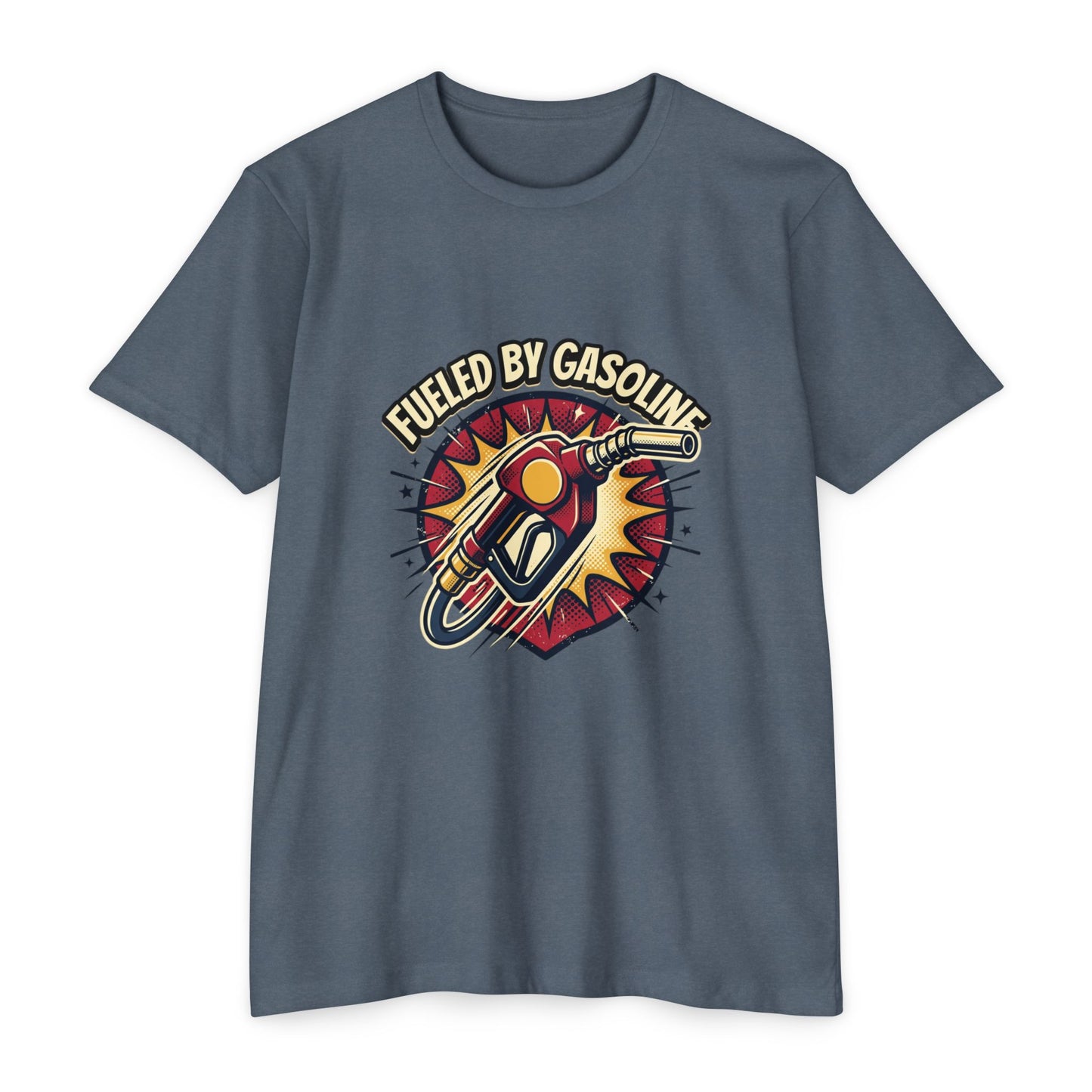 Fueled By Gasoline Retro Gas Pump T-Shirt