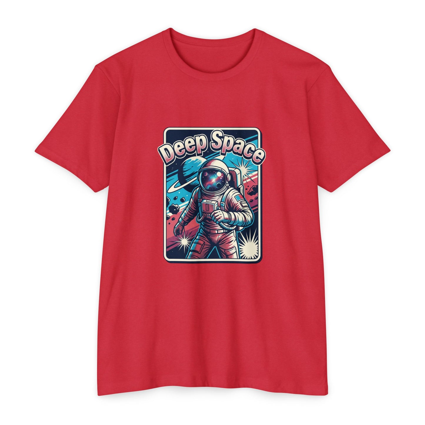 Deep Space Astronaut T-Shirt — Retro Space Exploration Tee
