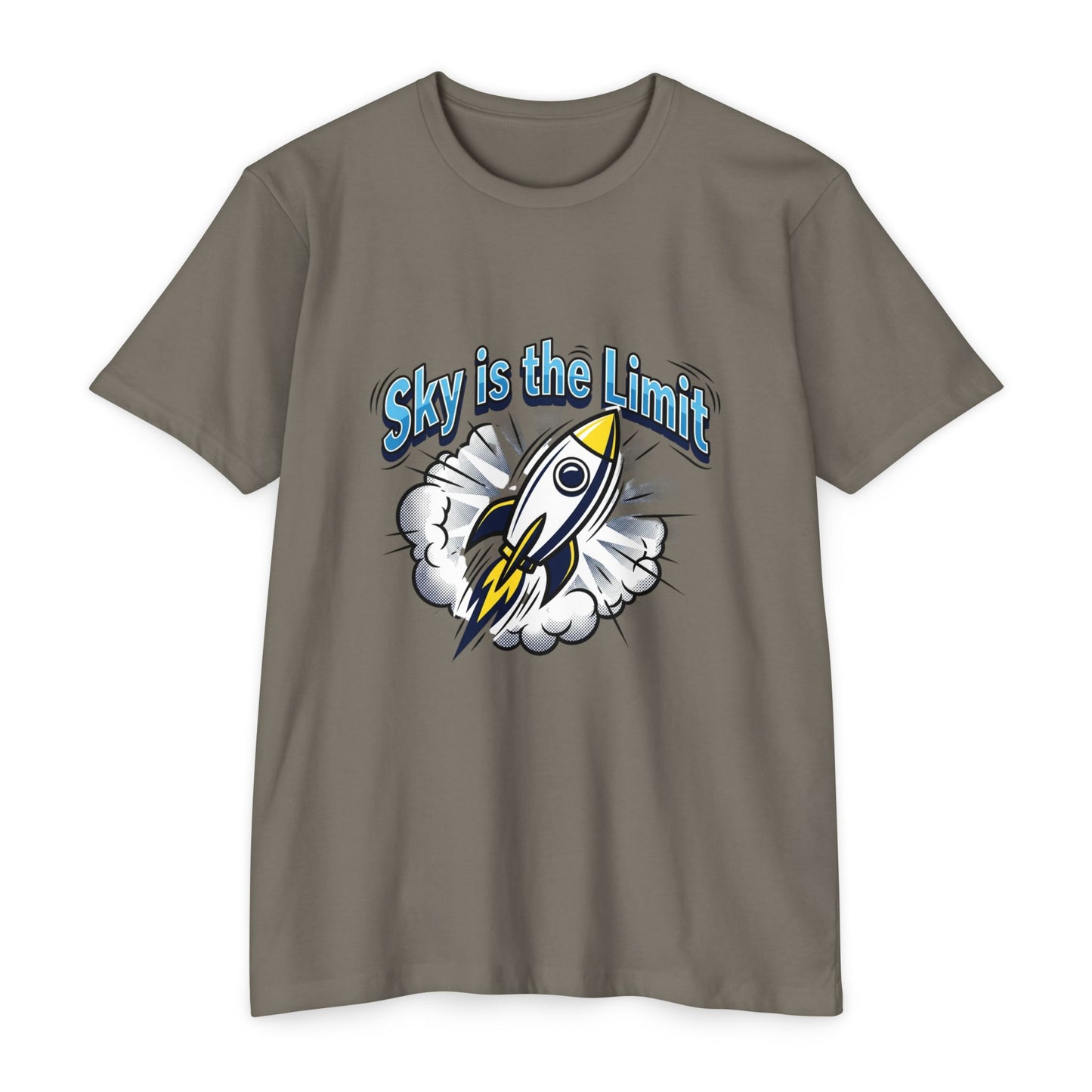 Sky Is the Limit Rocket T-Shirt — Inspirational Graphic Tee