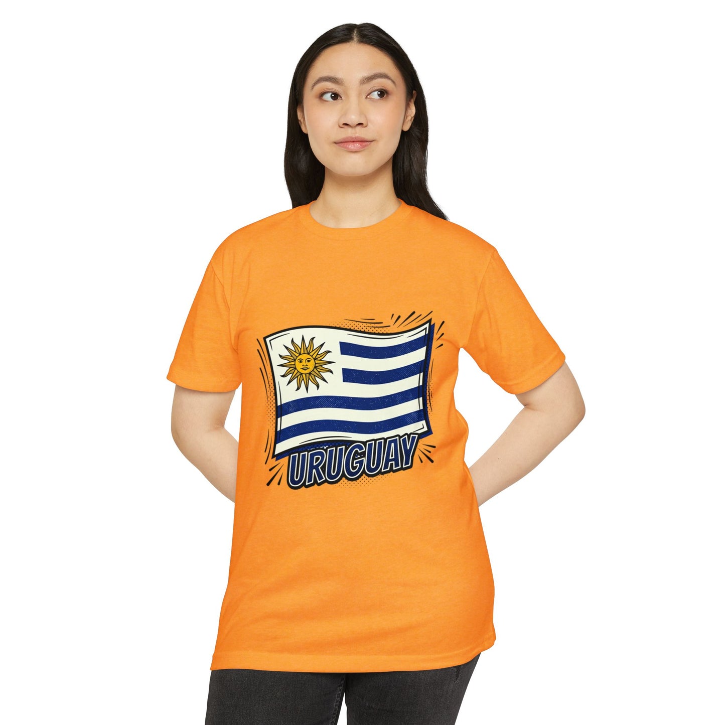 Uruguay Flag Retro Sun & Stripes T-Shirt
