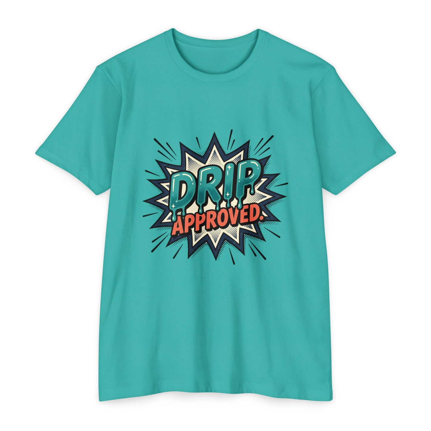 Drip Approved Retro Comic Pop Art T-Shirt