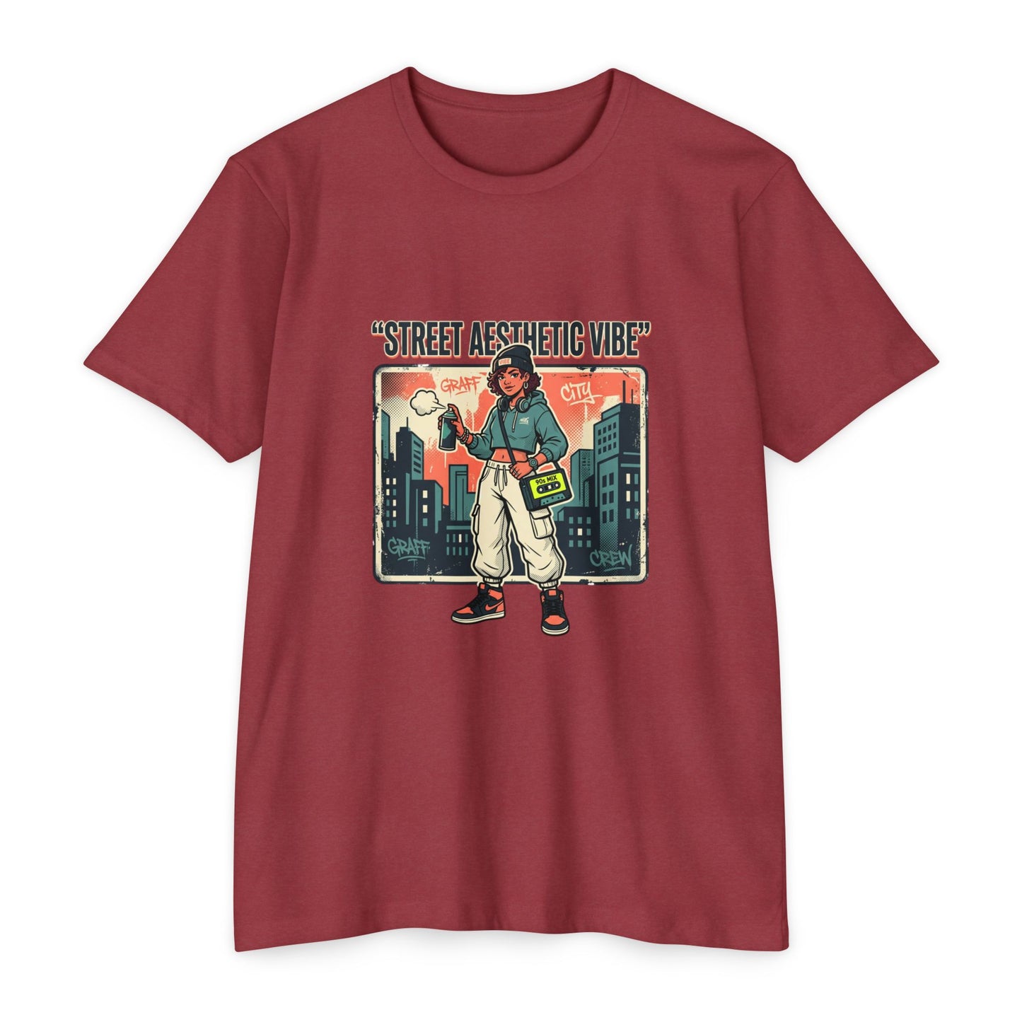 Street Aesthetic Vibe Graphic T-Shirt — Urban Skatewear Tee