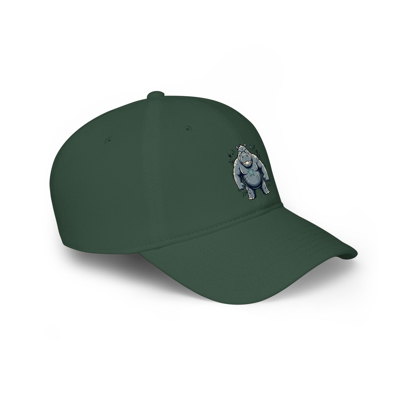 Cute Grumpy Monster Embroidered Baseball Cap