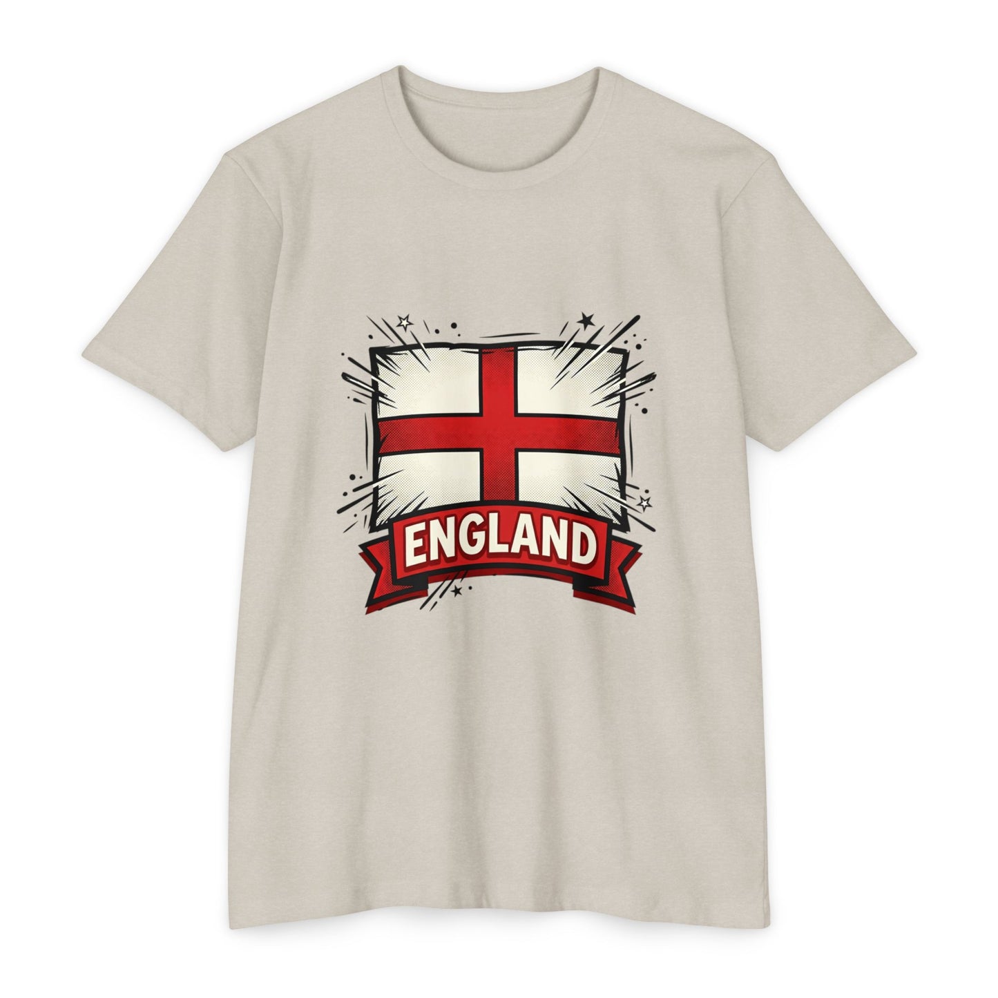 England St. George Cross T-Shirt — Flag Graphic Tee for Fans & Supporters