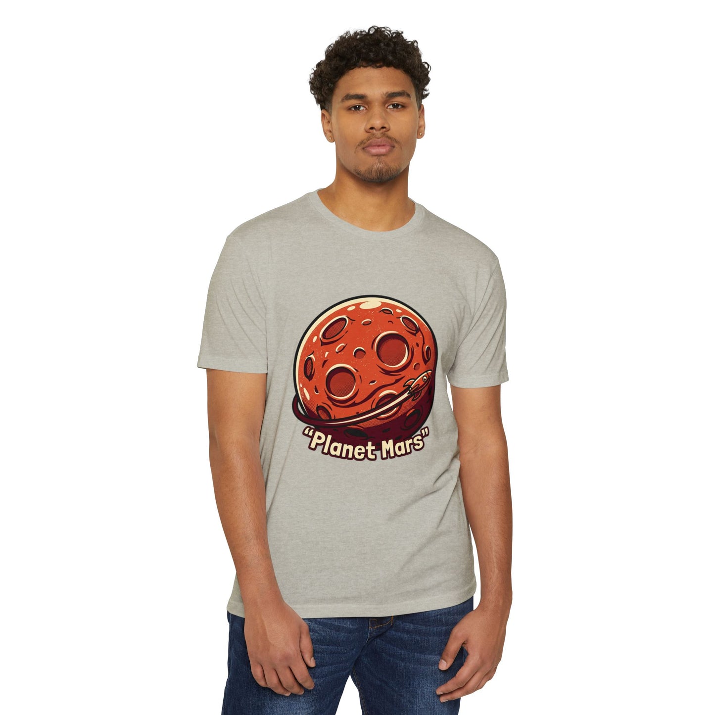 Retro Mars Graphic T-Shirt — Red Planet Tee