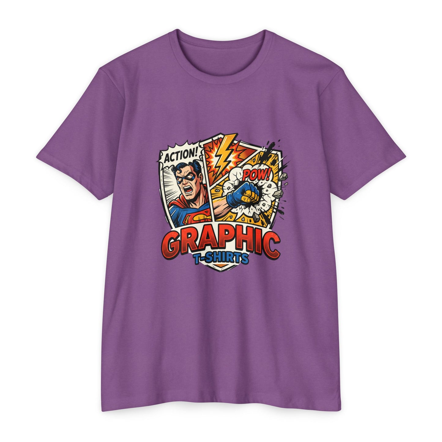 Action! POW Vintage Comic Pop Art T-Shirt
