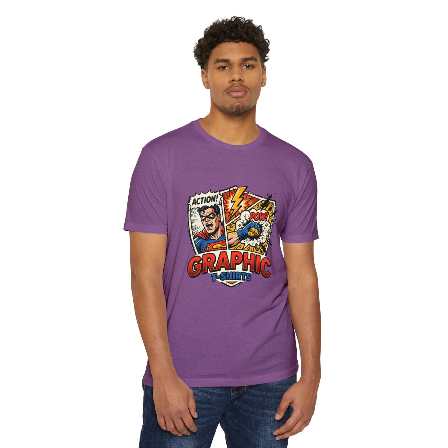 Action! POW Vintage Comic Pop Art T-Shirt