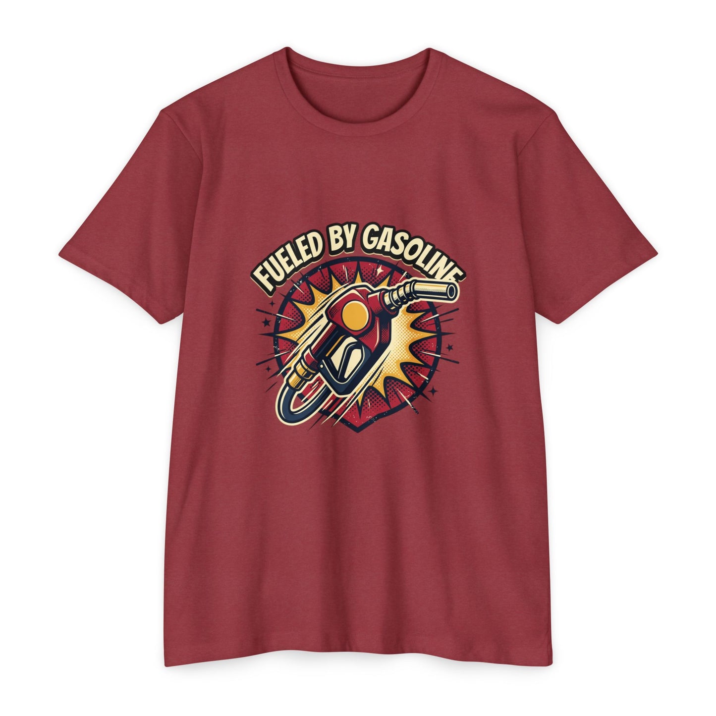 Fueled By Gasoline Retro Gas Pump T-Shirt