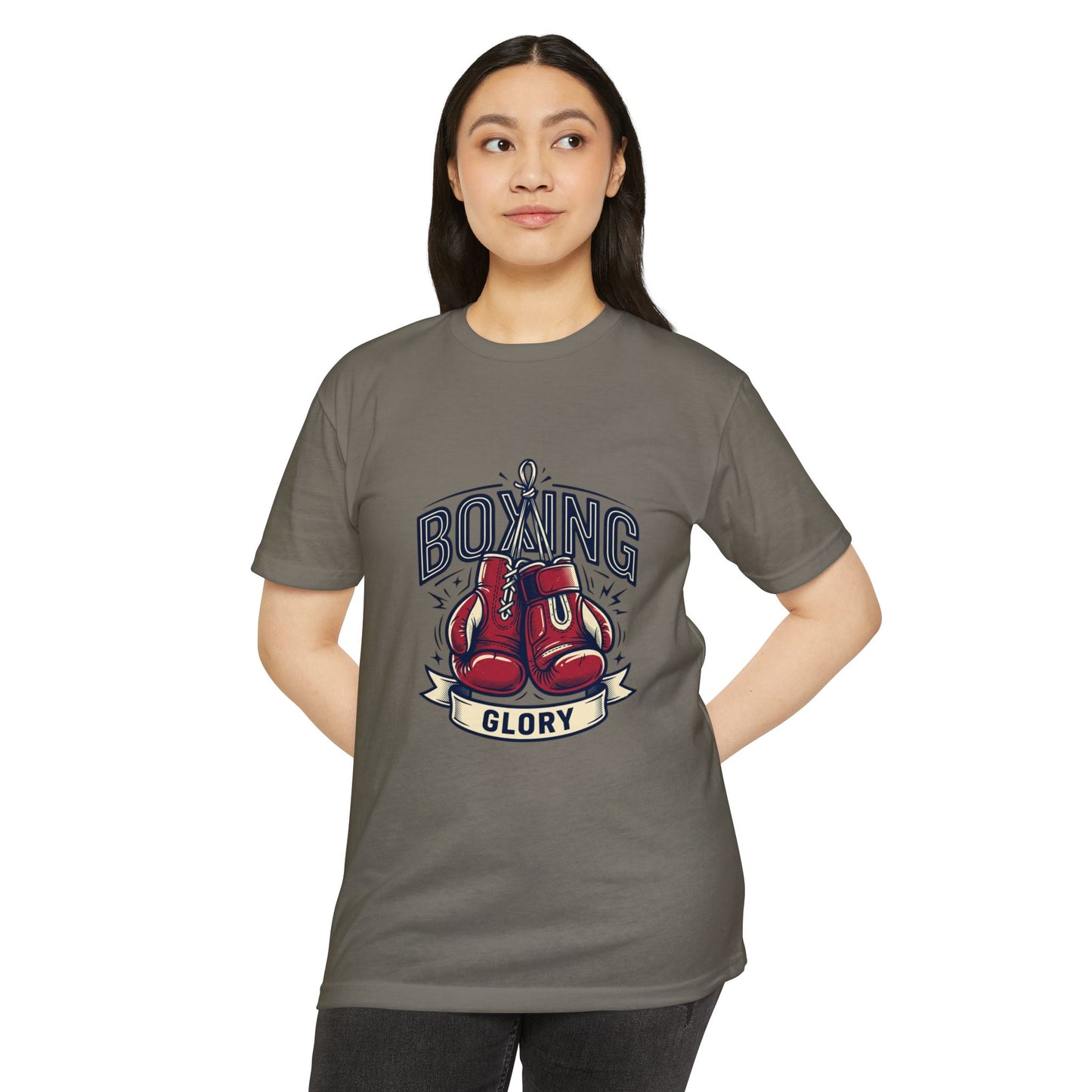 Boxing Glory T-Shirt – Vintage Red Gloves Graphic Tee