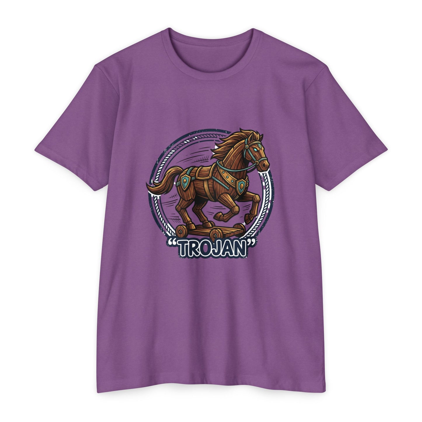 Trojan Horse Vintage Equestrian Logo T-Shirt