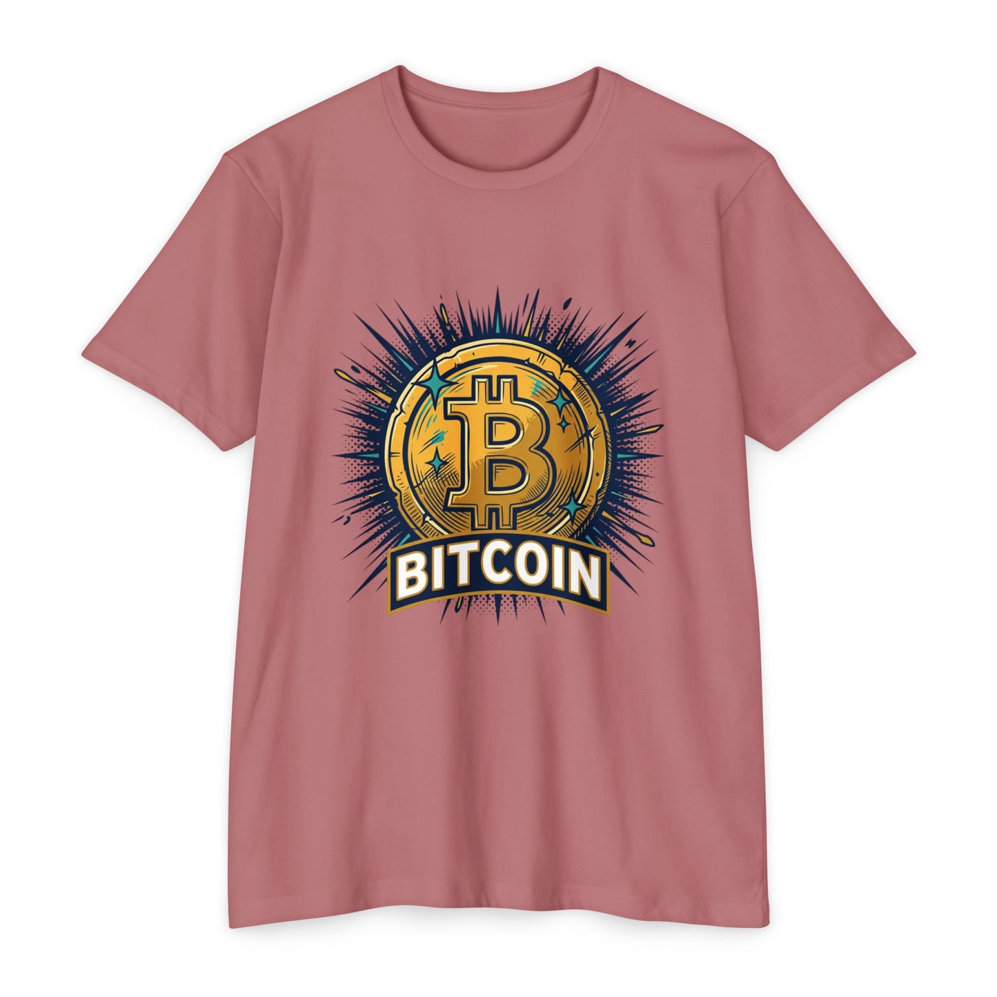 Camiseta gráfica de Bitcoin — Camiseta vintage de moneda criptográfica