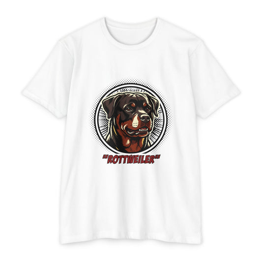 Rottweiler Vintage Portrait T-Shirt — Retro Dog Graphic Tee