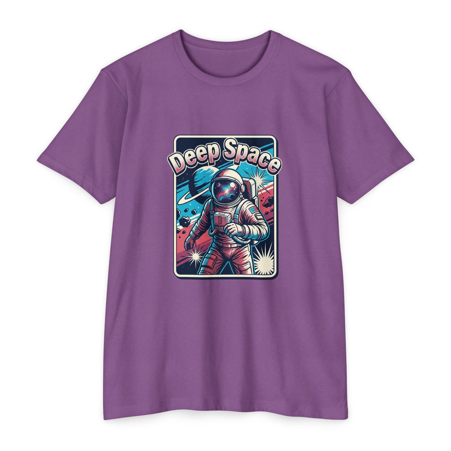 Deep Space Astronaut T-Shirt — Retro Space Exploration Tee