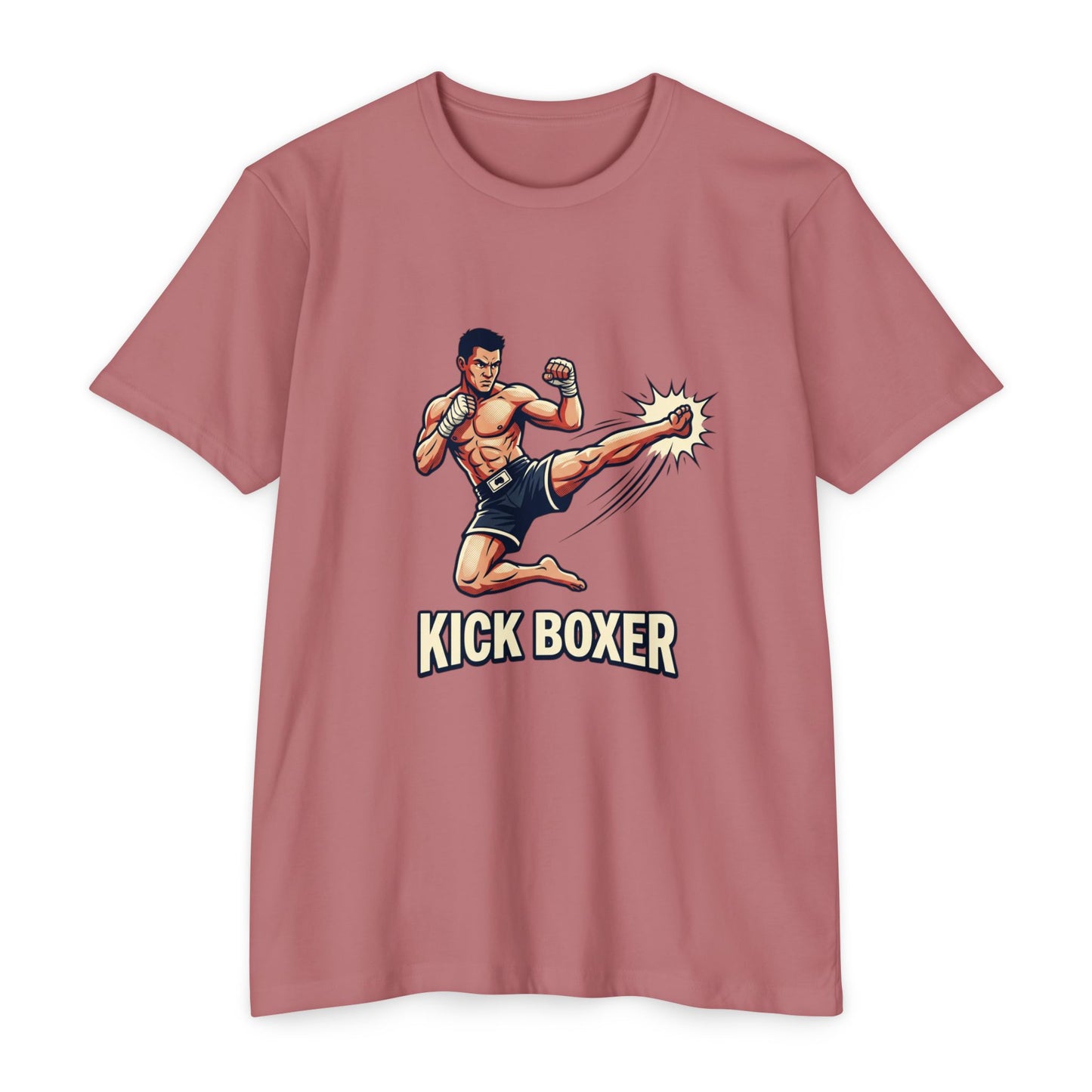 Camiseta Kick Boxer — Camiseta Retro Gráfica de Artes Marciales