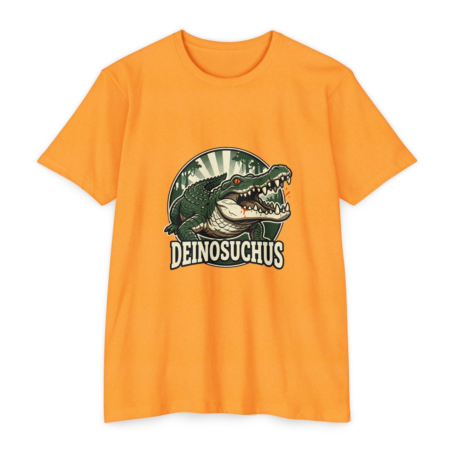 Deinosuchus Alligator Retro Fossil Graphic T-Shirt