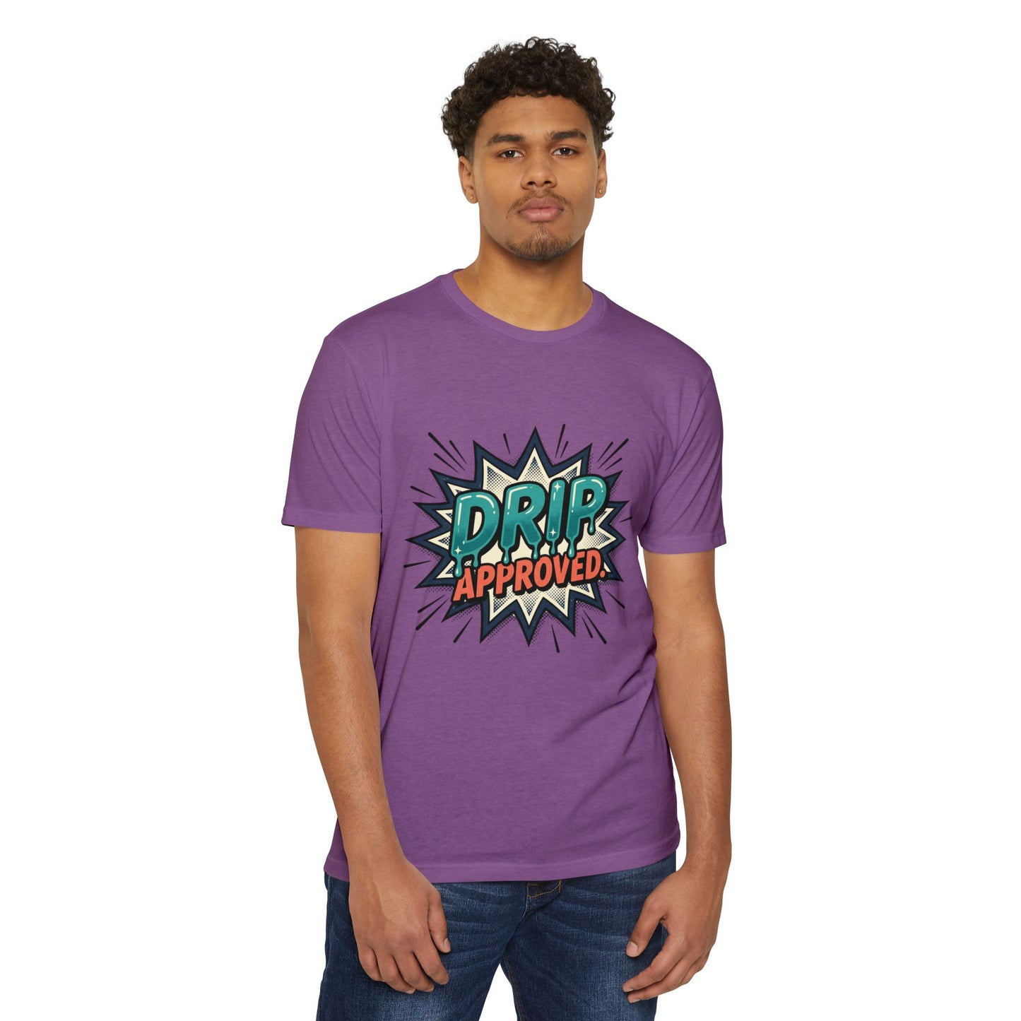 Drip Approved Retro Comic Pop Art T-Shirt