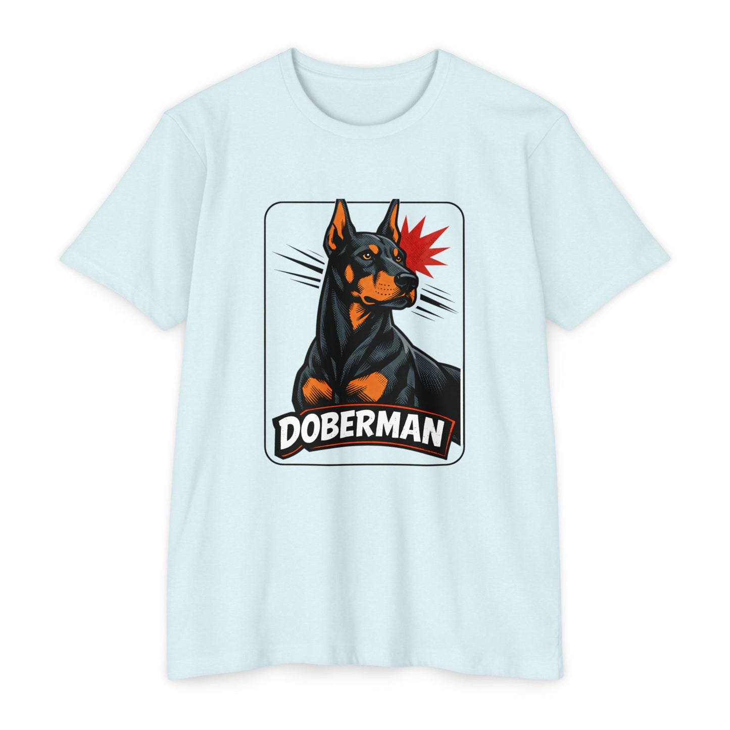 Doberman Graphic T-Shirt — Bold Vintage Canine Design