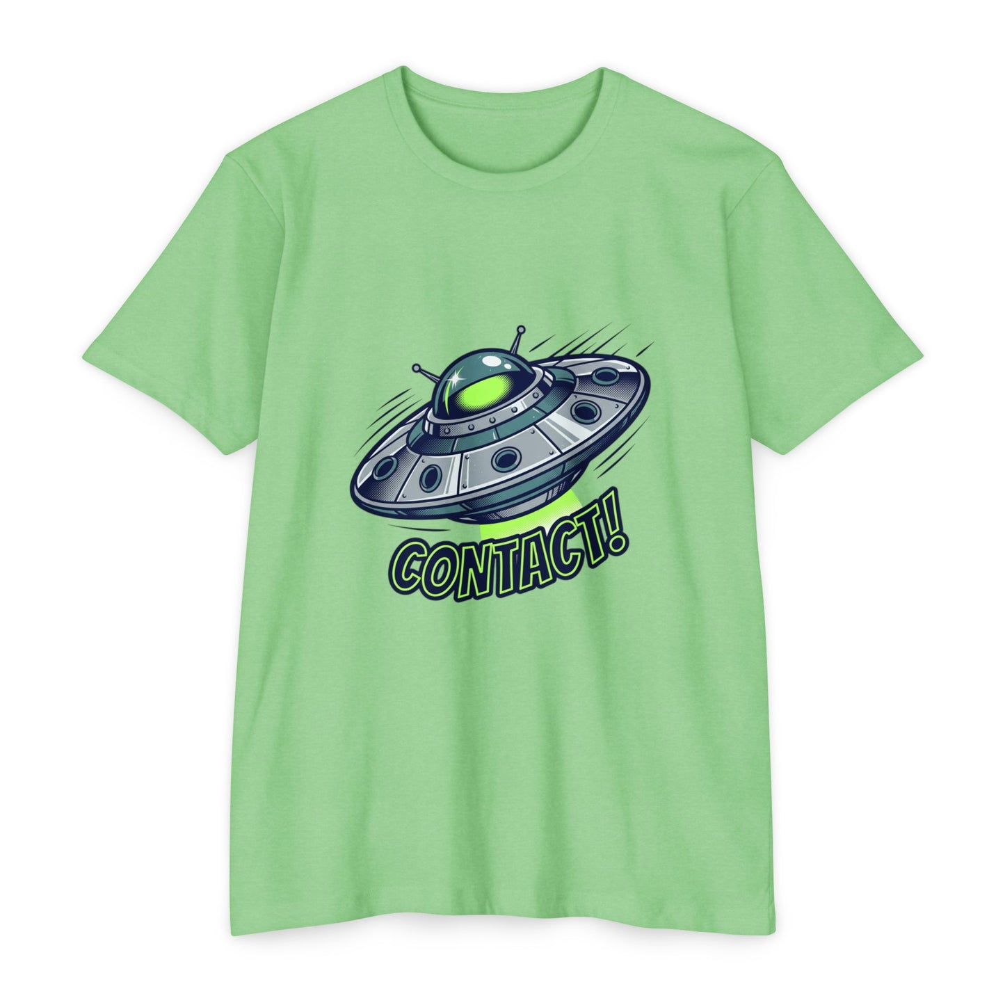 UFO Contact T-Shirt — Alien Spaceship Graphic Tee