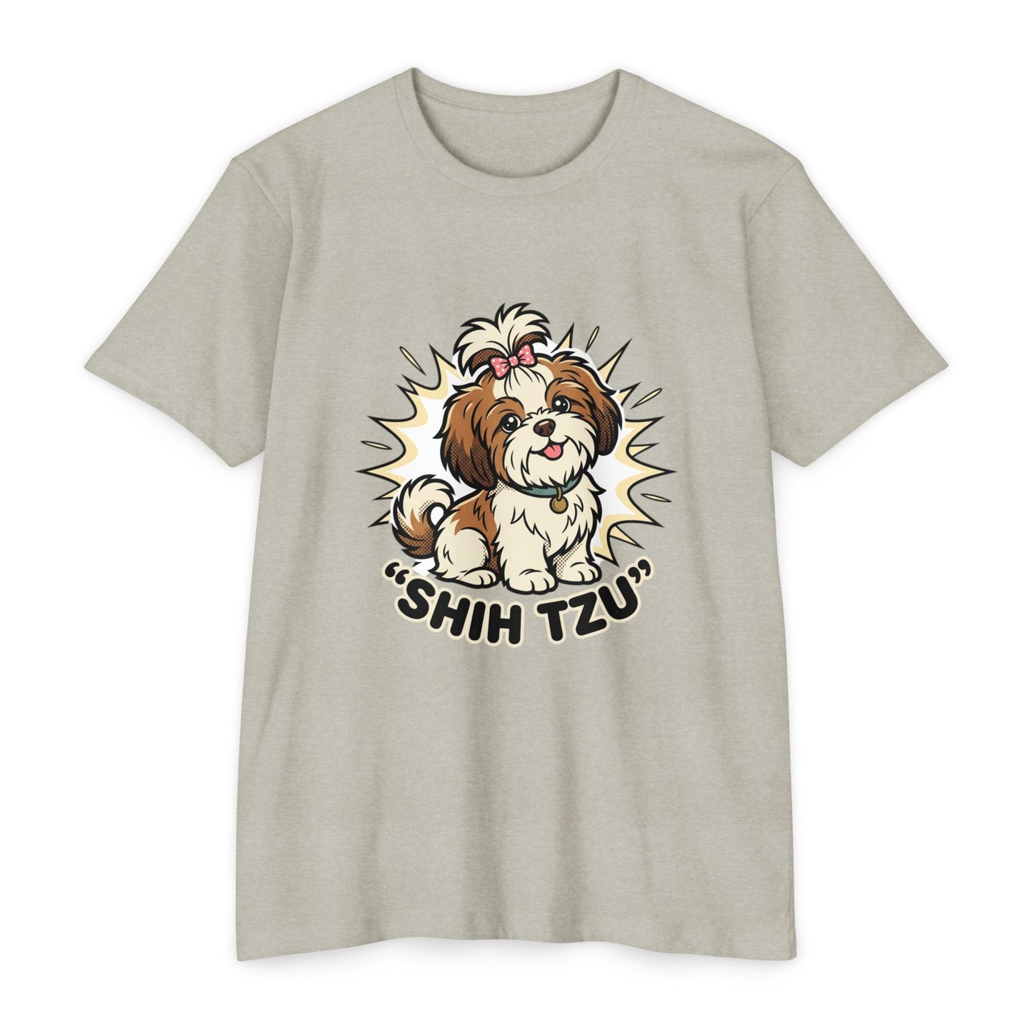 Shih Tzu Cute Cartoon T-Shirt — Adorable Dog Lover Tee