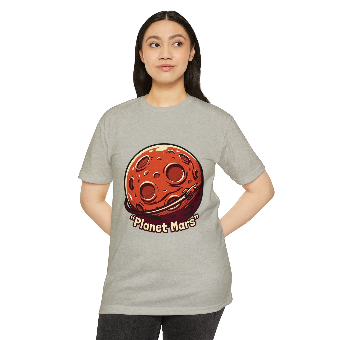 Retro Mars Graphic T-Shirt — Red Planet Tee