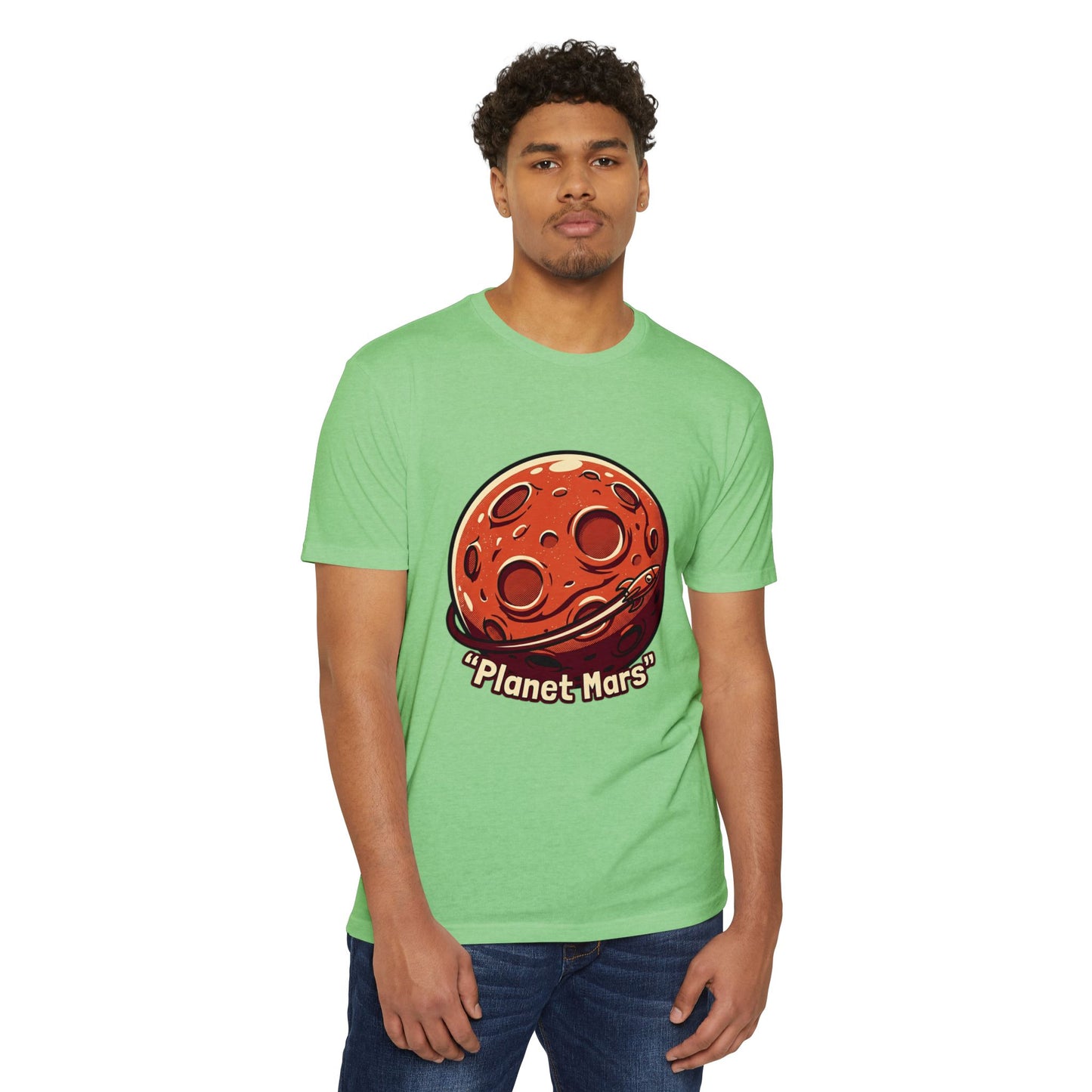 Retro Mars Graphic T-Shirt — Red Planet Tee