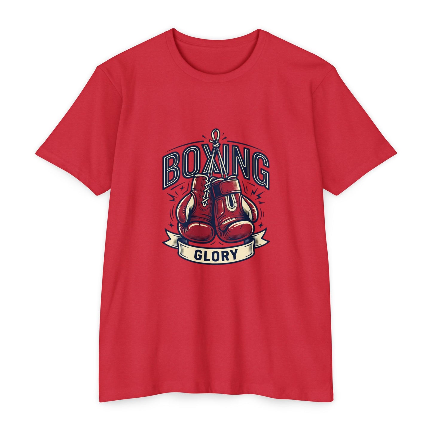 Boxing Glory T-Shirt – Vintage Red Gloves Graphic Tee