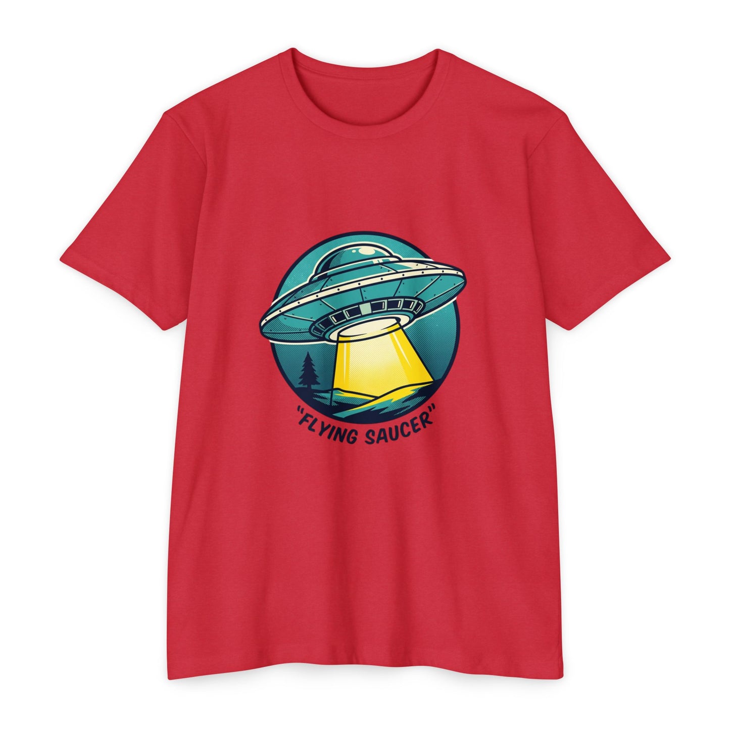 Retro Flying Saucer UFO T-Shirt — Vintage Space Graphic Tee