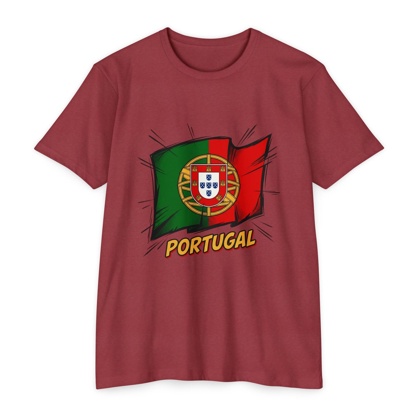Portugal Flag Graphic T-Shirt — Vibrant Portuguese Pride Tee