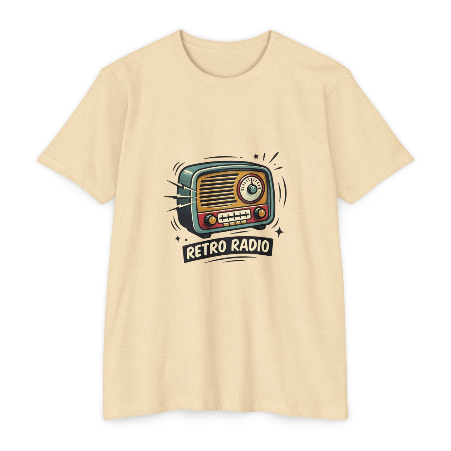 Retro Radio T-Shirt — Vintage Music Graphic Tee