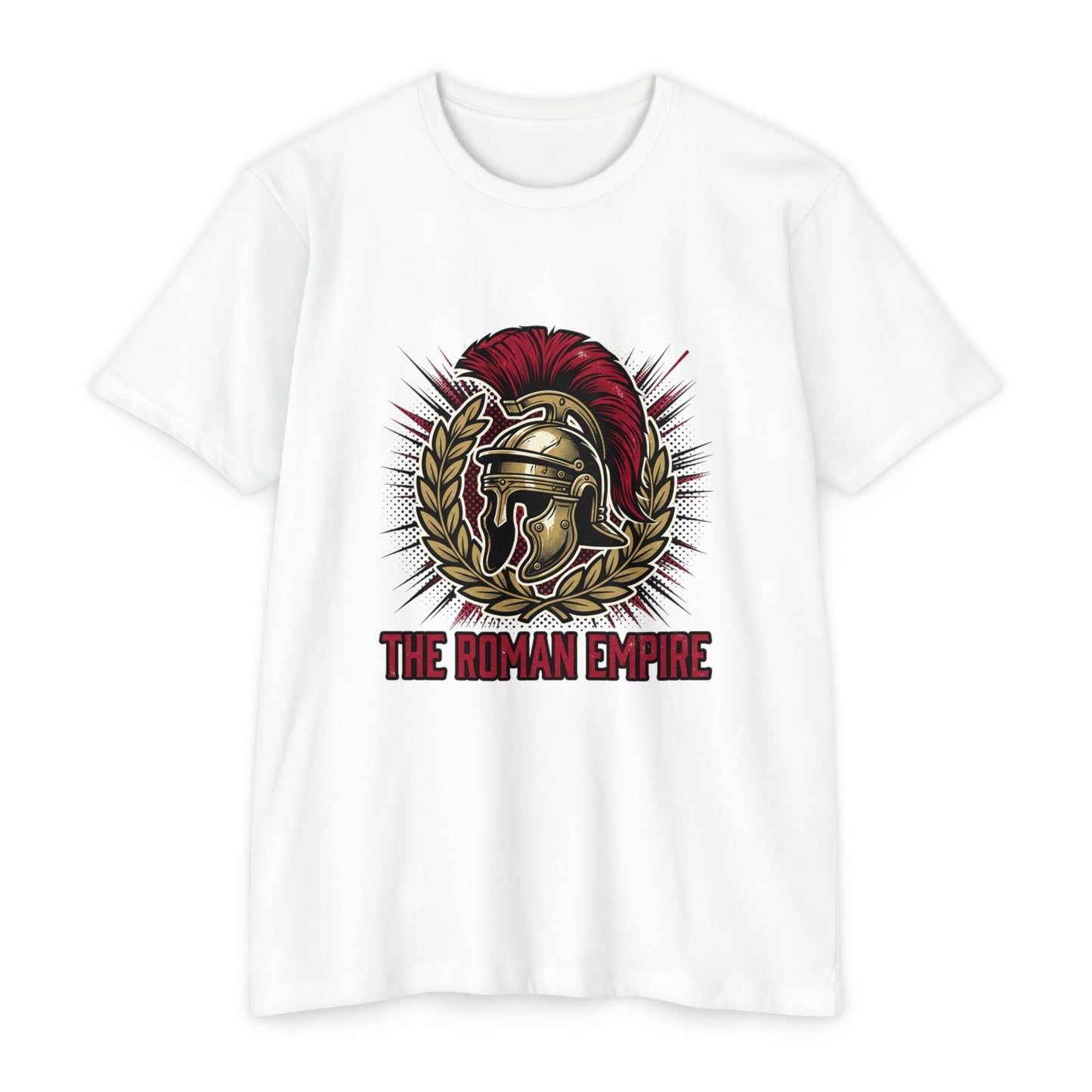 Roman Empire Helmet T-Shirt — Vintage Gladiator Graphic Tee