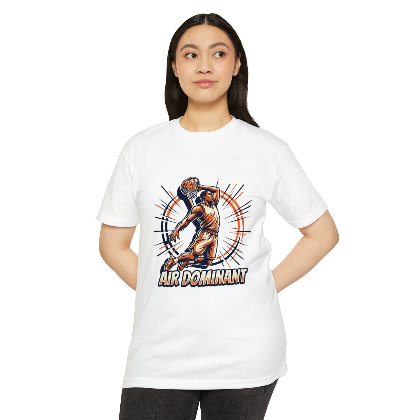 Air Dominant Basketball T-Shirt — Slam Dunk Player Graphic Tee