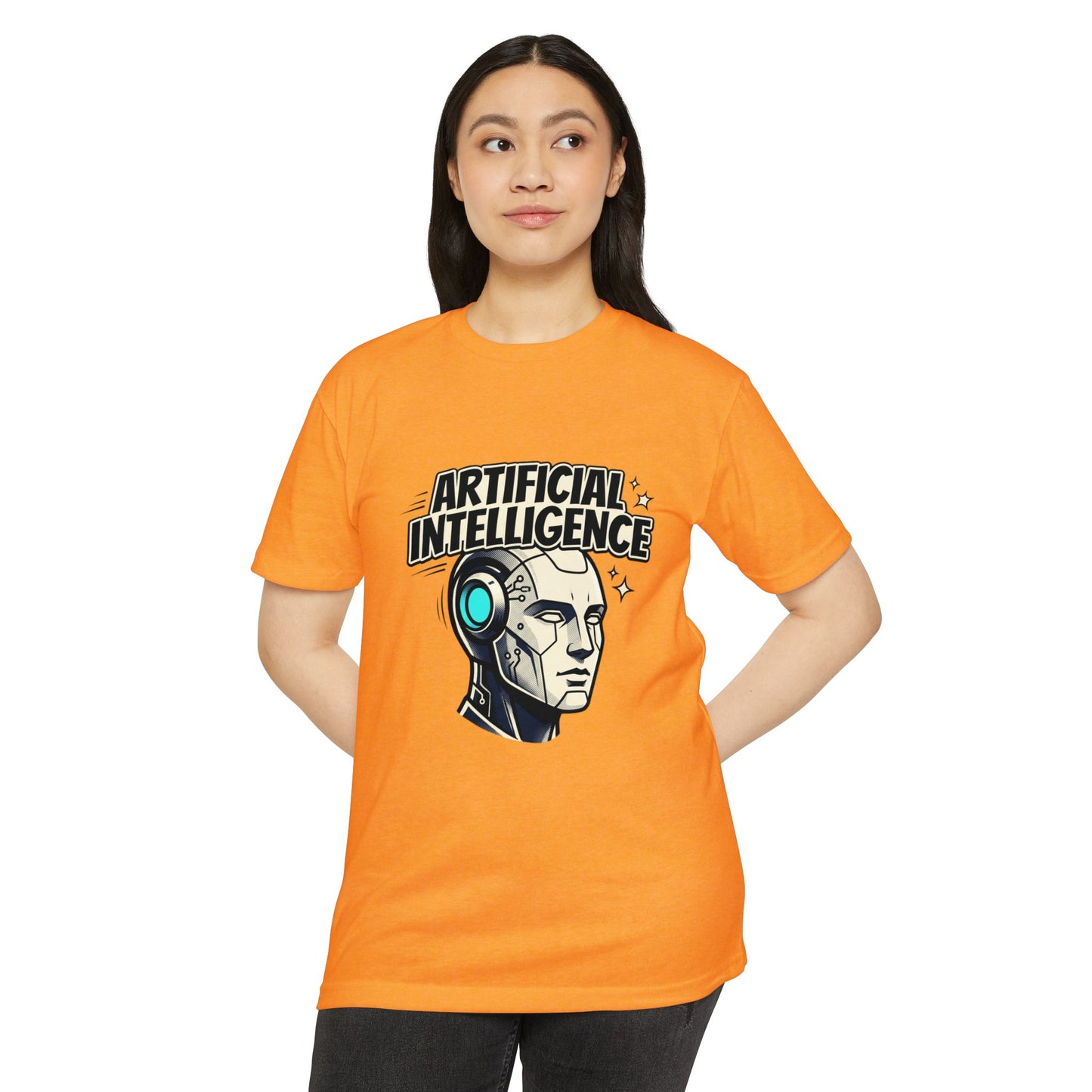 Artificial Intelligence Robot Tee — AI Head Graphic T-Shirt