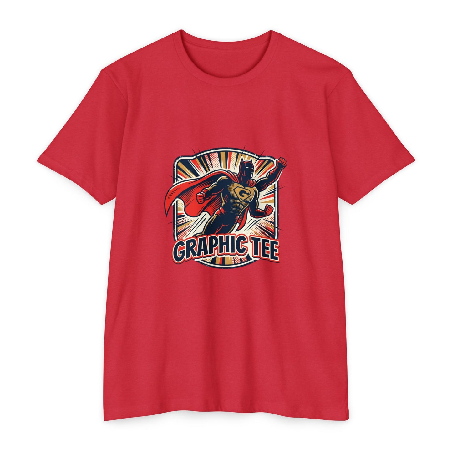 Retro Superhero Graphic Tee — Vintage Comic T-Shirt