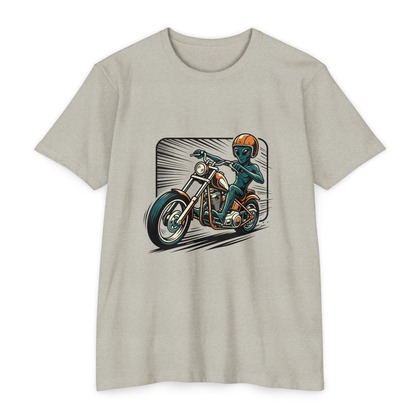 Motorcycle Rider Graphic T-Shirt — Retro Biker Design