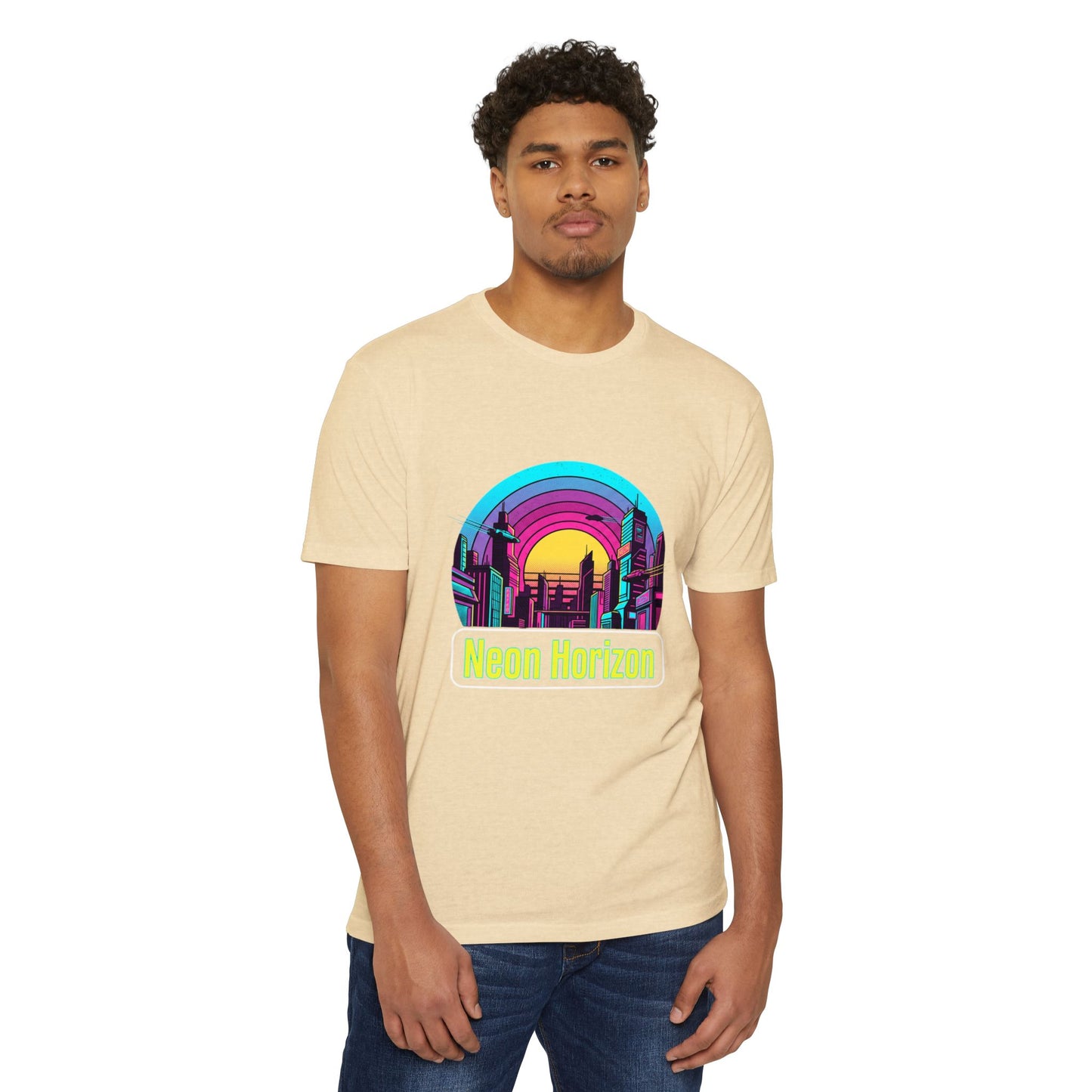 Neon Horizon Retro City T-Shirt