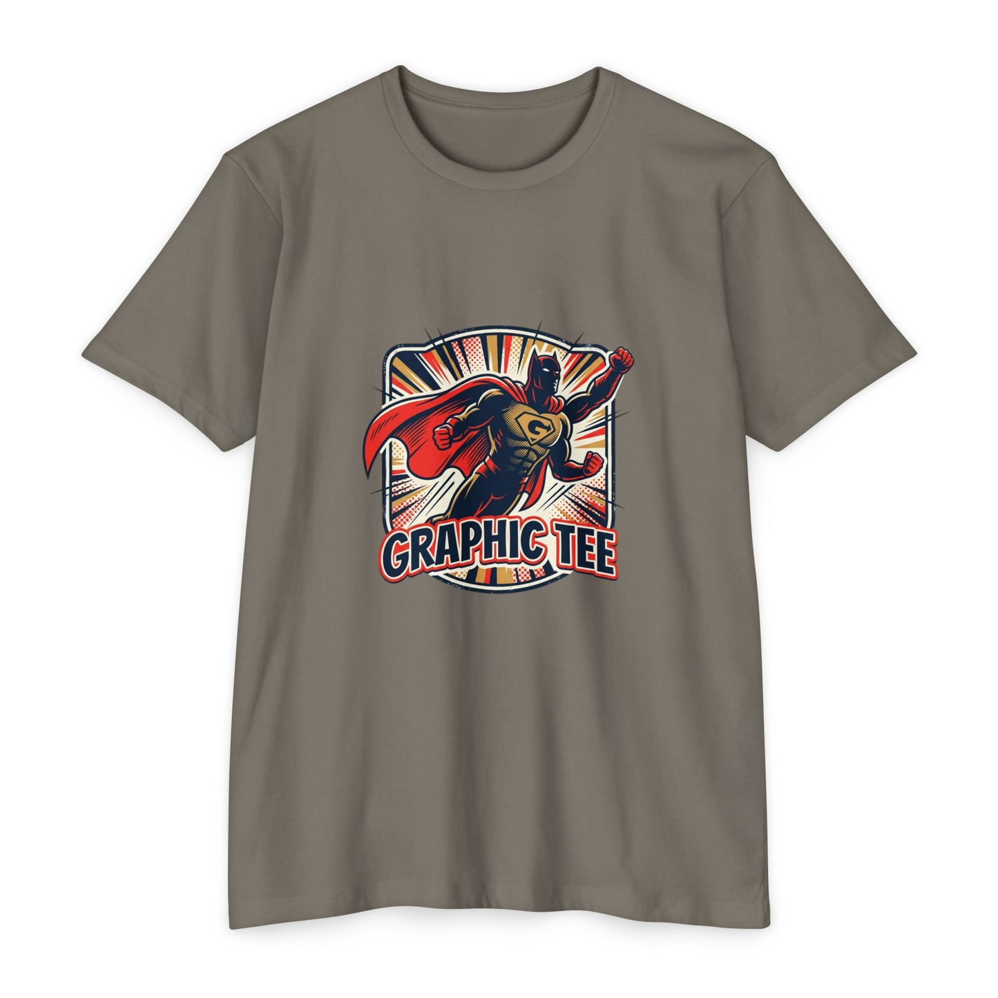 Retro Superhero Graphic Tee — Vintage Comic T-Shirt