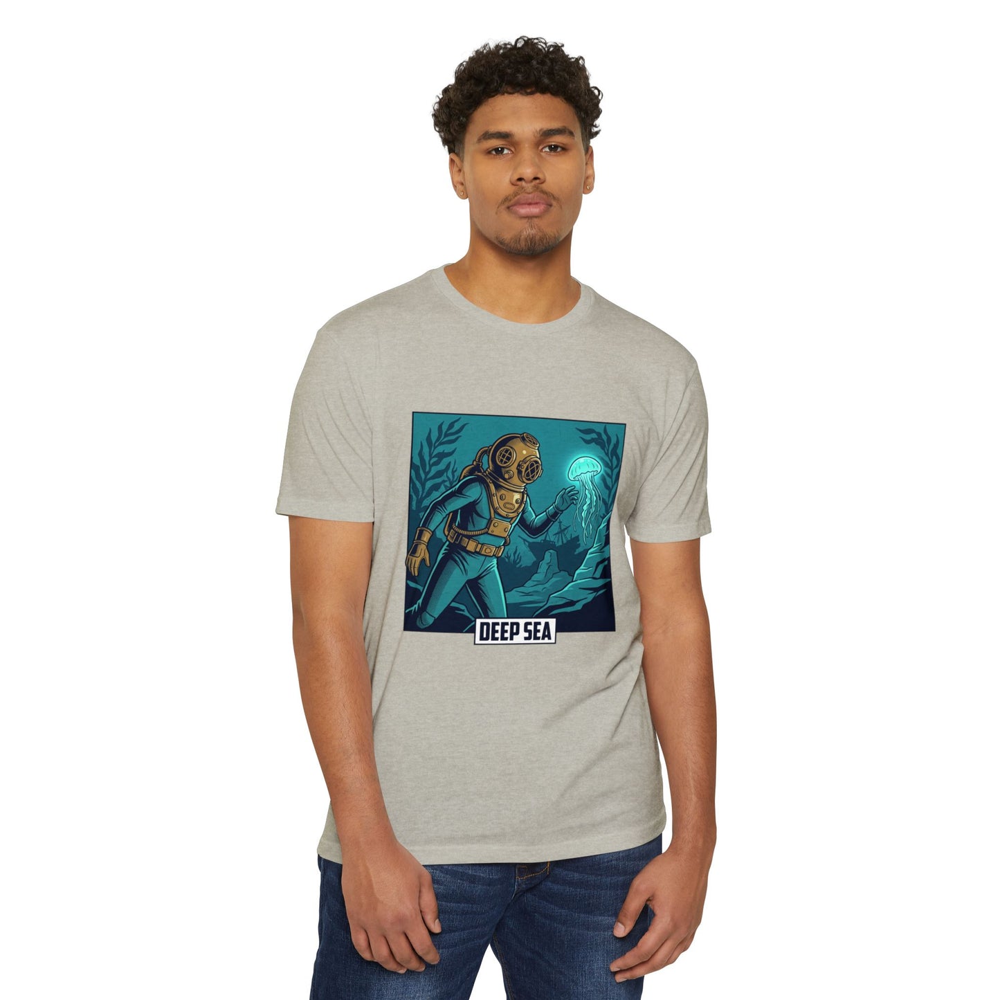 Deep Sea Diver Vintage Helmet Scuba T-Shirt