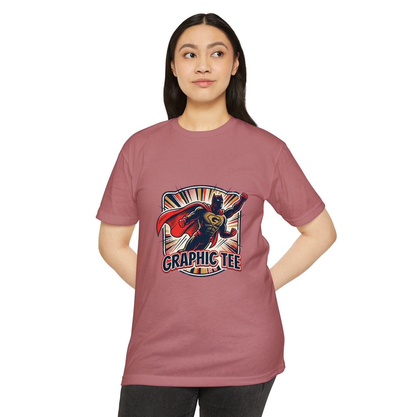 Retro Superhero Graphic Tee — Vintage Comic T-Shirt