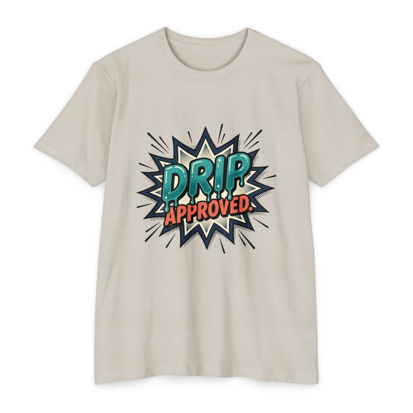 Drip Approved Retro Comic Pop Art T-Shirt