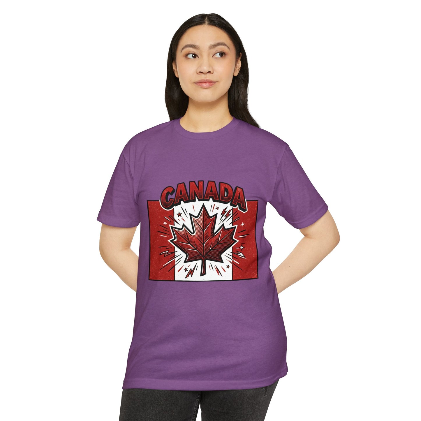 Retro Canada Maple Leaf Graphic T-Shirt — Canadian Pride Tee