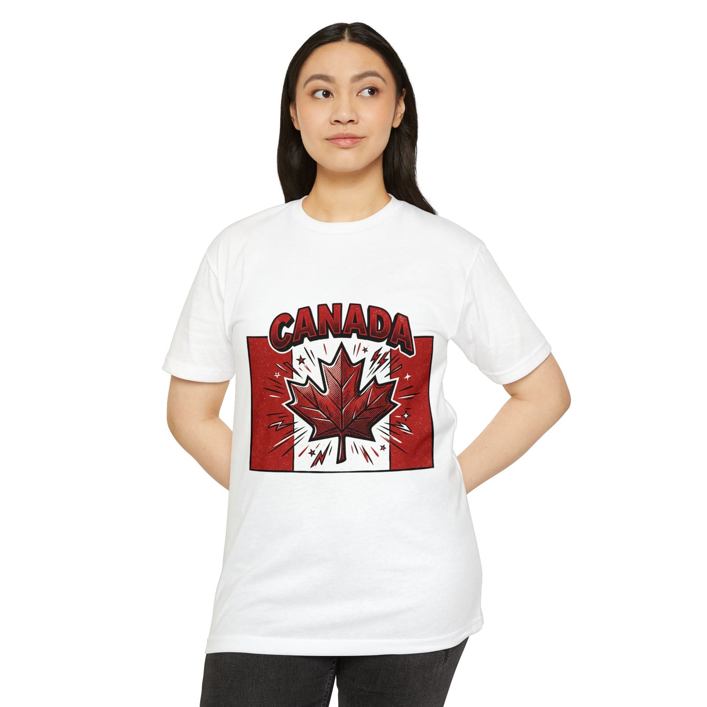 Retro Canada Maple Leaf Graphic T-Shirt — Canadian Pride Tee