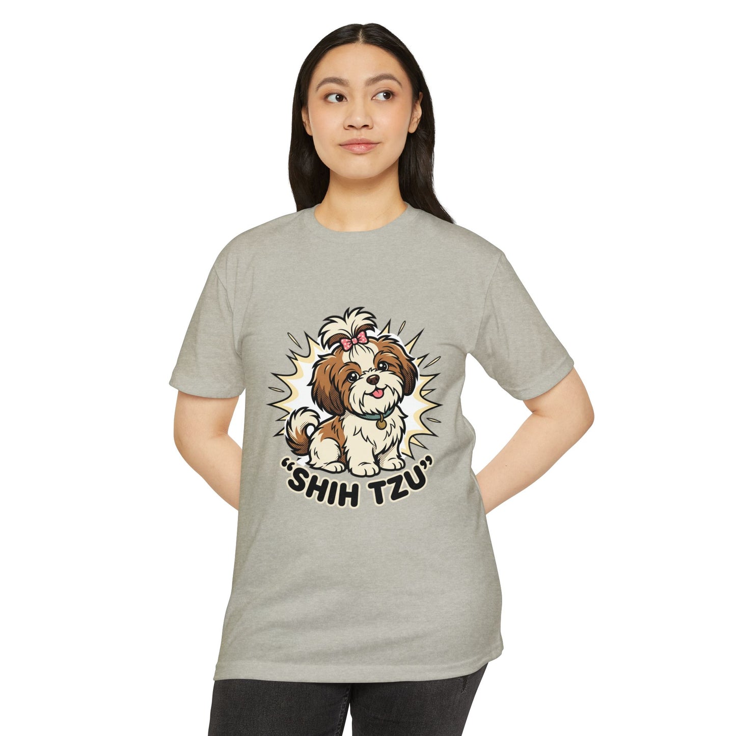 Shih Tzu Cute Cartoon T-Shirt — Adorable Dog Lover Tee